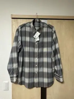 【AURALEE】SUPER LIGHT WOOL CHECK SHIRT