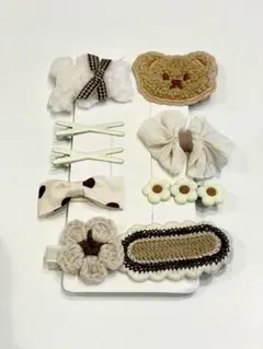 【美品】ヘアアクセサリー ヘアピン 小物 女の子 可愛い 入園式 祝い