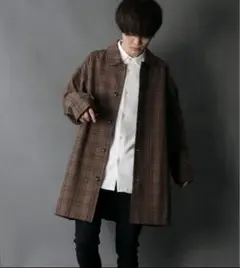 SITRY ステンカラーコート ブラウン　M ダブルチェスターコート