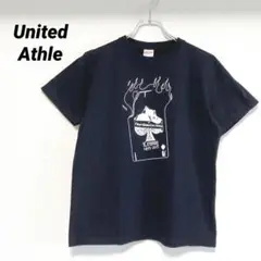 ユナイテッドアスレ　メンズ　Tシャツ　半袖　ブラック　S