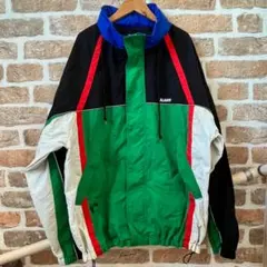 X-LARGE マルチカラー ナイロンジャケット