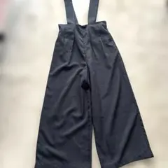サマンサモスモス　ブルー　サロペット　ブラック　M つなぎのサムネイル