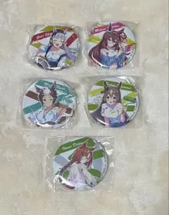 ウマ娘 カプセル缶バッジ　ペインタースタイル　5個セット