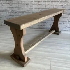 木製　ベンチ　古材風　レトロ　ヴィンテージ　オールド