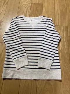 無印　ボーダートレーナー　オーガニック　120