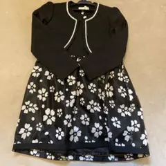 whip party フォーマルワンピース　黒130