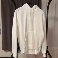 n*6様 GUホワイト フード付き パーカーL