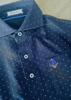 Gee Gellan ジーゲラン 半袖ポロシャツ ネイビー（men's M）のサムネイル