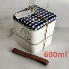 新品 L/B スクエアネストランチ ギンガムチェック ネイビー 弁当箱のサムネイル