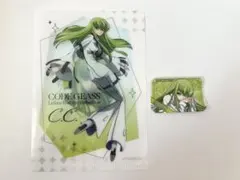 コードギアス ミニクリアファイル C.C. ステッカー シール