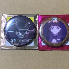鬼滅の刃　栗花落カナヲ　コラボカフェ本舗　LABO　ラボ　缶バッジ 鬼滅の刃 コラボカフェ 第二期 缶バッジ 胡蝶カナエ 栗花落カナヲ