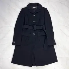 Archive miu miu long coat belt Black 38のサムネイル