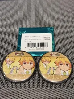 鬼滅の刃 キメツ学園 缶バッジ 我妻善逸 2個セット - メルカリ