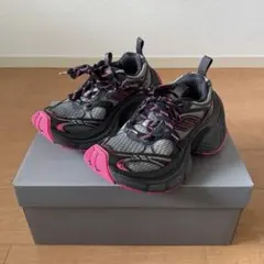 BALENCIAGA 10XL スニーカー ピンク グレー 37 おまけ付き - メルカリ