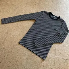 UNIQLO ソフトリブボーダークルーネック
