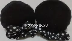 ディズニー　レア　廃盤品　ミニー　ヘアピン　水玉　ぱっちん　ヘアクリップ　つけ耳