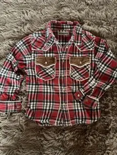 長袖チェックシャツ ACTION PROJECT