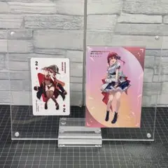宝鐘マリン　2種セット　ホロライブ　公式トランプ　5th イラストカード