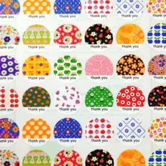 レトロ ビンテージ②＊サンキューシール ハンドメイド