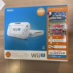 動作確認済 完品 WiiUプレミアムセット リモコン4本 プロコン ソフト9本