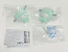 サンリオ　もこもこパンダ　フロッキーマスコット　3個セット