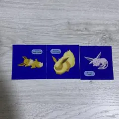 ポケモンパンシール ポケモンスリープ デコキャラシール ブイズ 3枚セット