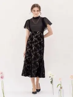 aimer anche ブラック レース パーティードレス【最終値下げ】
