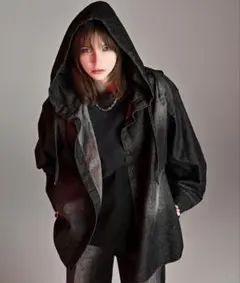 【ADRER】オーバーサイズシャツパーカーのサムネイル