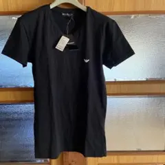 EMPORIO ARMAN/エンポリオアルマーニ VネックTシャツ　黒未使用品