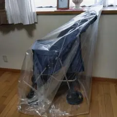 ネイビー ペットカート 折りたたみ 購入１年未満１度使用済みのサムネイル