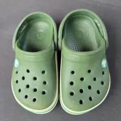 crocs グリーン サンダル 12cm～13cm