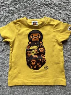 BAPE KIDS Tシャツ イエロー 80cmのサムネイル