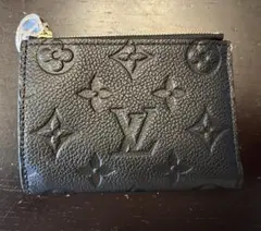 Louis Vuitton ブラック 二つ折り財布 ポルトフォイユリサ