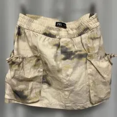 ZARA XS タイダイ ミニスカート