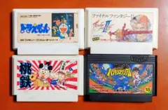 ファイナルファンタジー2、ドラえもん、桃鉄、ハリキリスタジアム セット