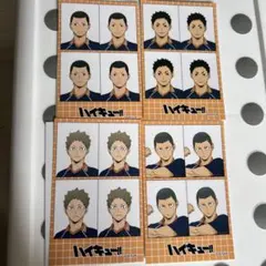 ハイキュー 証明写真風シール