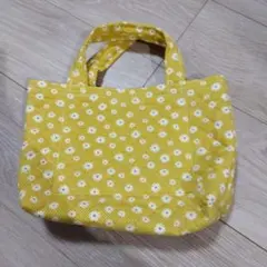 ハンドメイド　花柄トートバッグ