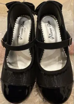 Princess Rose ブラックフォーマルシューズ 21センチ