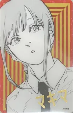 ☆ チェンソーマン　箔押しクリアカード　マキマ①