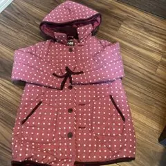 Helly Hansen ピンク水玉コート 120 ヘリーハンセン ガールズ