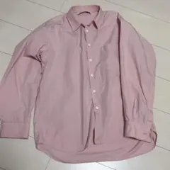 【ZARA】綿100%ピンクシャツ