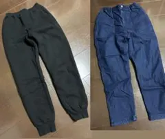 美品　ユニクロ　ボア　暖パン　スウェット　パンツサイズ 160 2点