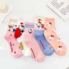 ハローキティ靴下 5足セット