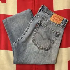 Levis 505 デニムパンツ クラッシュ ダメージ 雰囲気良好 古着