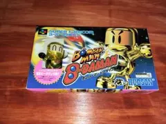 スーパーファミコン、ボンバーマン ビーダマン、箱説明書フィギュア付き