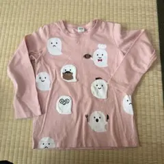 CHEEK ROOM ゴースト柄 長袖カットソー