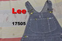 Lee オーバーオール ヒッコリー ストライプ 17505 501 101