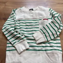 ムージョンジョン　トレーナー　ボーダー