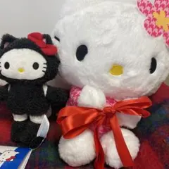 ハローキティ Myハローキティ抱っこポーズドールBIG❹タイプ　＆足長ブラック