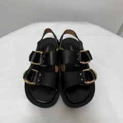 カレンソロジー CAMINANDO サンダル 2326W ブラック レザー 7のサムネイル